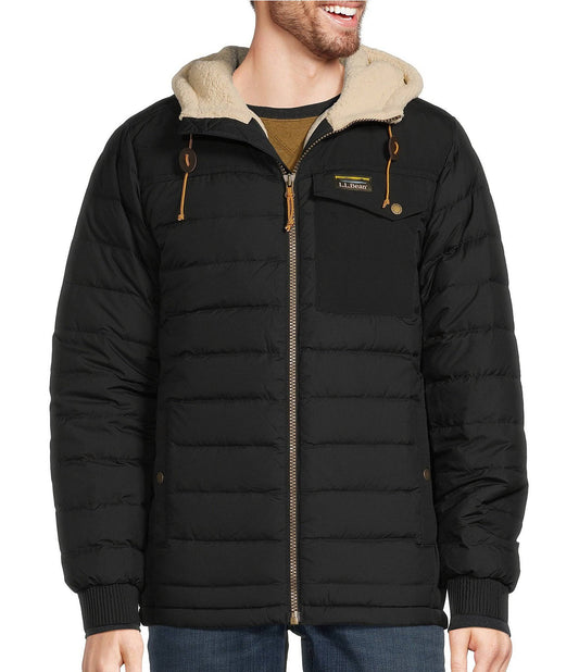 M's Mountain Classic Down Sherpa-Lined Hooded Jacket Regular