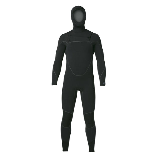 M's R3 Yulex Fz Hooded Wetsuit-Black-X-Large Short