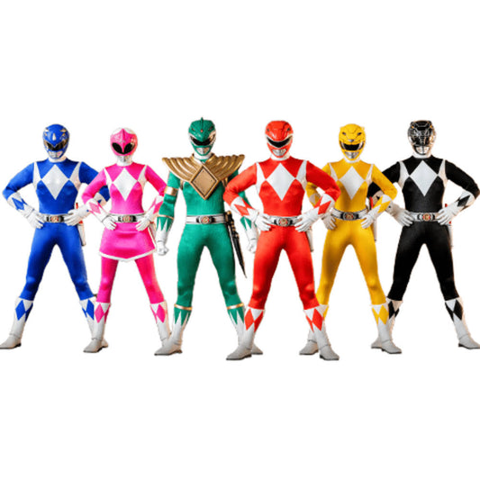 Morphin Power Rangers 1月6日 Scale Action Figure 6 Pack Set