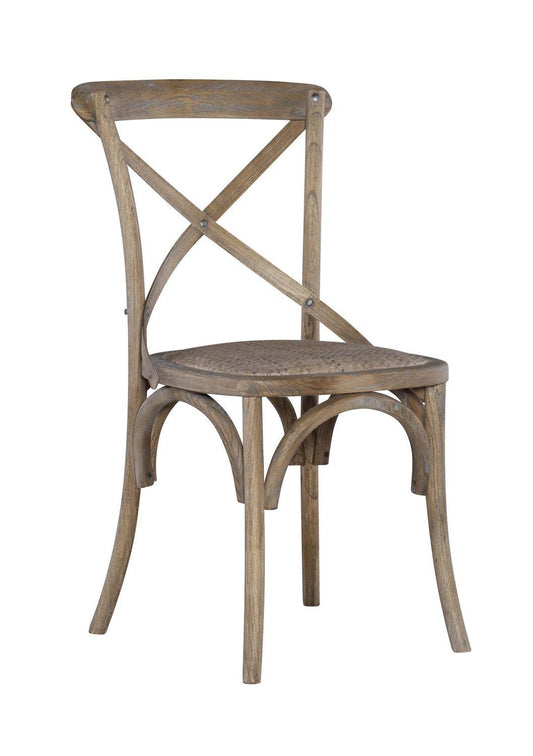 Morgan Wood Bentwood Dining Chairs Set Of Two In Gray Wash